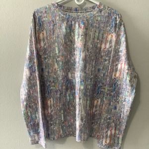 Exclusive Heart Diamond Gem 3D Art Long Sleeve Shirt Size XXL 2XL